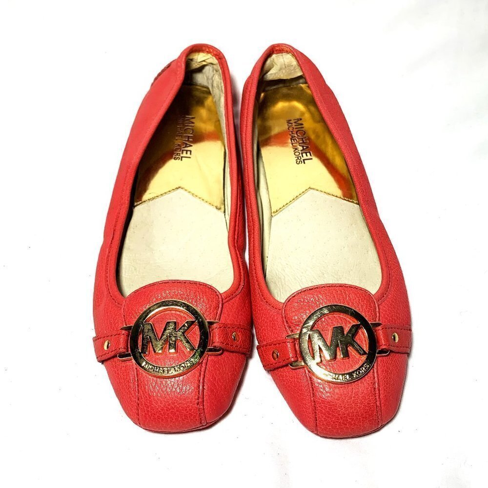 Michael Kors Women Leather Shoes Size 7.5 *